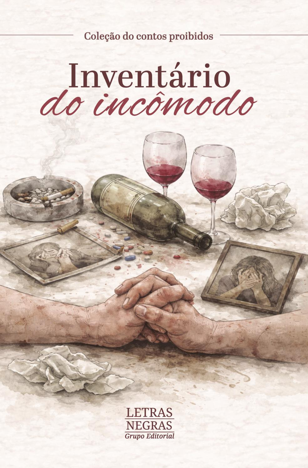 Portada de Inventário do incÛmodo · GRUPO EDITORIAL LETRAS NEGRAS S.A.S