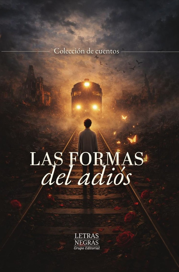 Portada de Las formas del adiós · GRUPO EDITORIAL LETRAS NEGRAS S.A.S