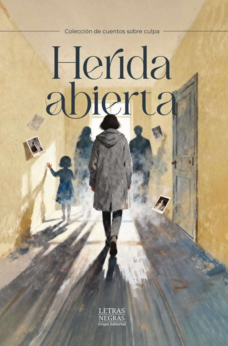 Portada de Herida abierta · GRUPO EDITORIAL LETRAS NEGRAS S.A.S