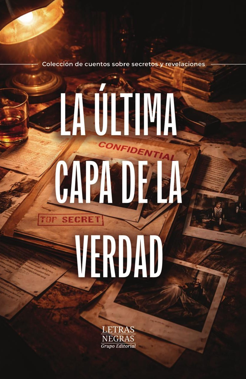 Portada de La última capa de la verdad · GRUPO EDITORIAL LETRAS NEGRAS S.A.S