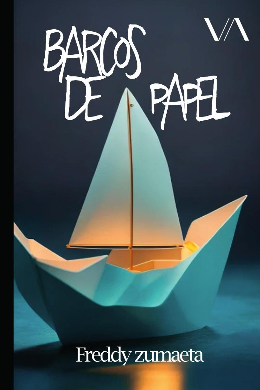 Portada de Barcos de papel · Freddy Zumaeta