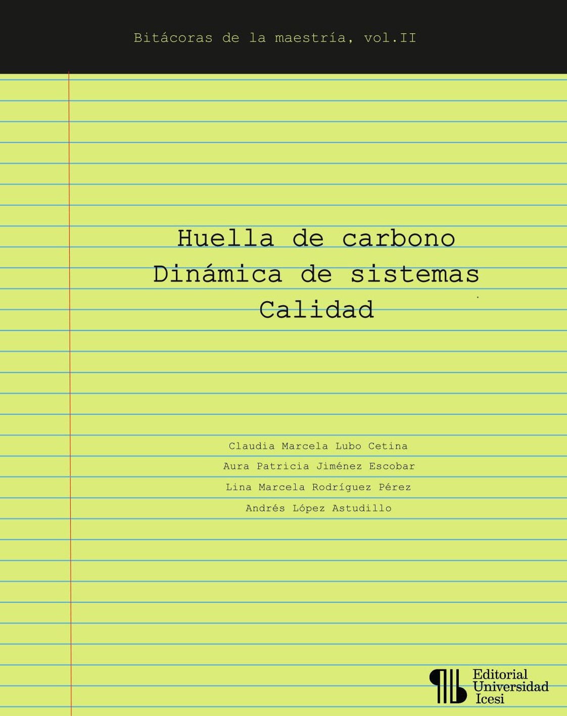 Portada de Huella de carbono Dinámica de sistemas Calidad