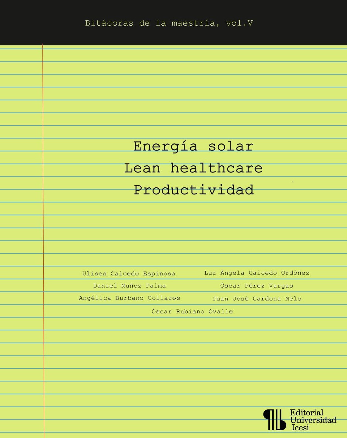 Portada de Energía solar Lean healthcare Productividad