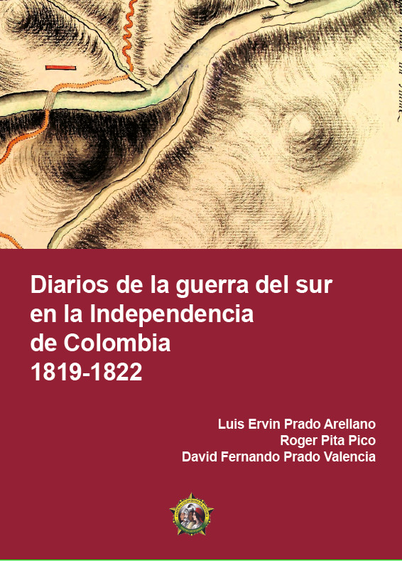 Portada de Diarios de la guerra del sur en la Independencia de Colombia 1819-1822