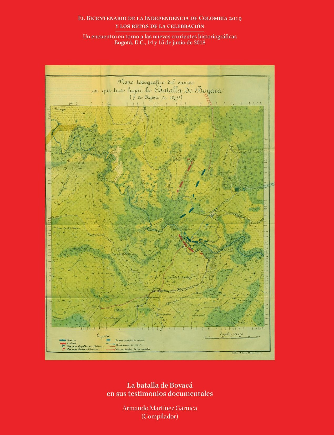 Portada de La batalla de Boyacá en sus testimonios documentales