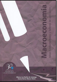 Portada de Macroeconomía. Ideas fundamentales y talleres de aplicación · Blanca Luz Rache de Camargo Gloria Nancy Blanco Neira