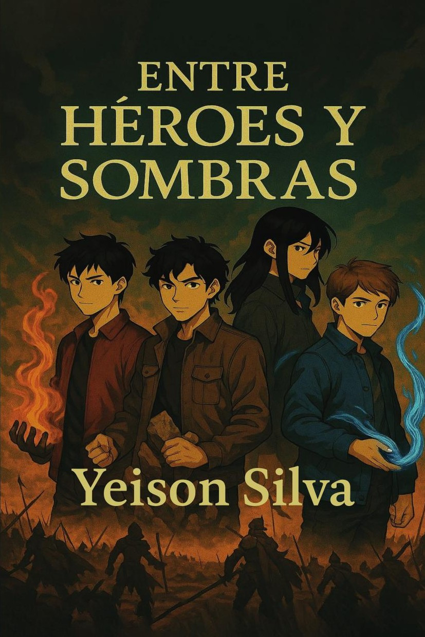 Portada de Entre héroes y sombras