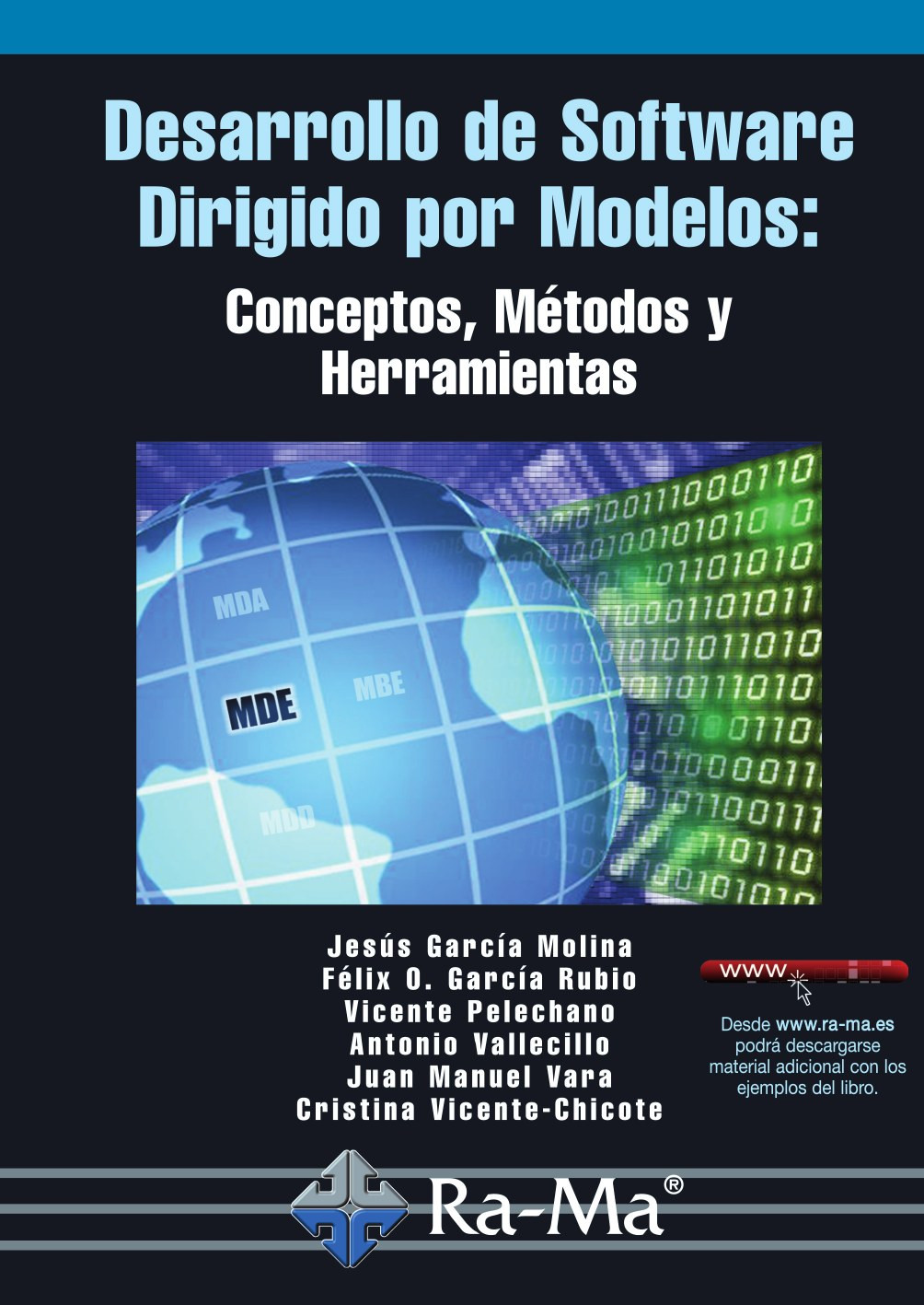Portada de Desarrollo de software dirigido por modelos: conceptos, métodos y herramientas