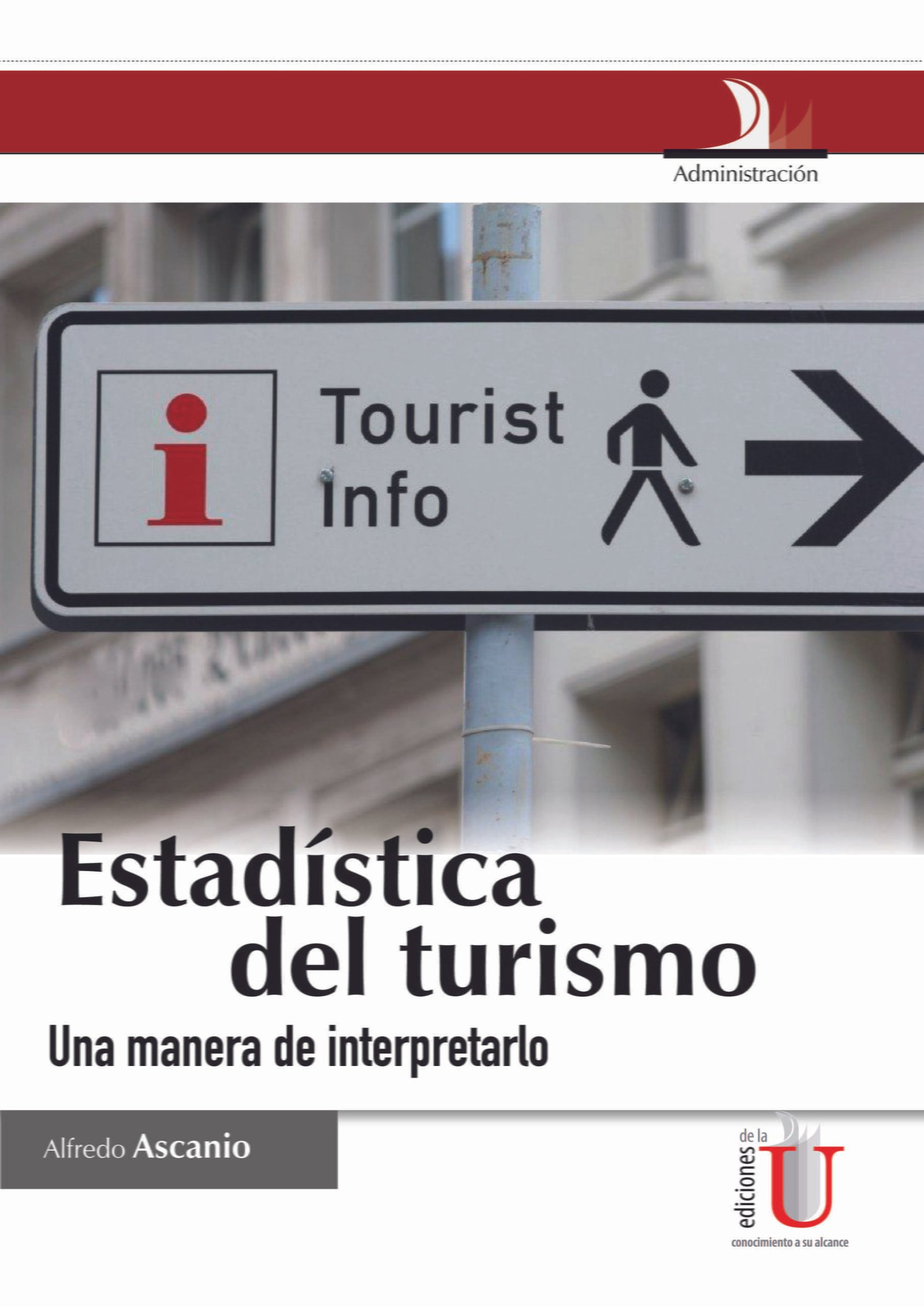 Portada de Estadística del turismo de Ascanio Guevara Alfredo