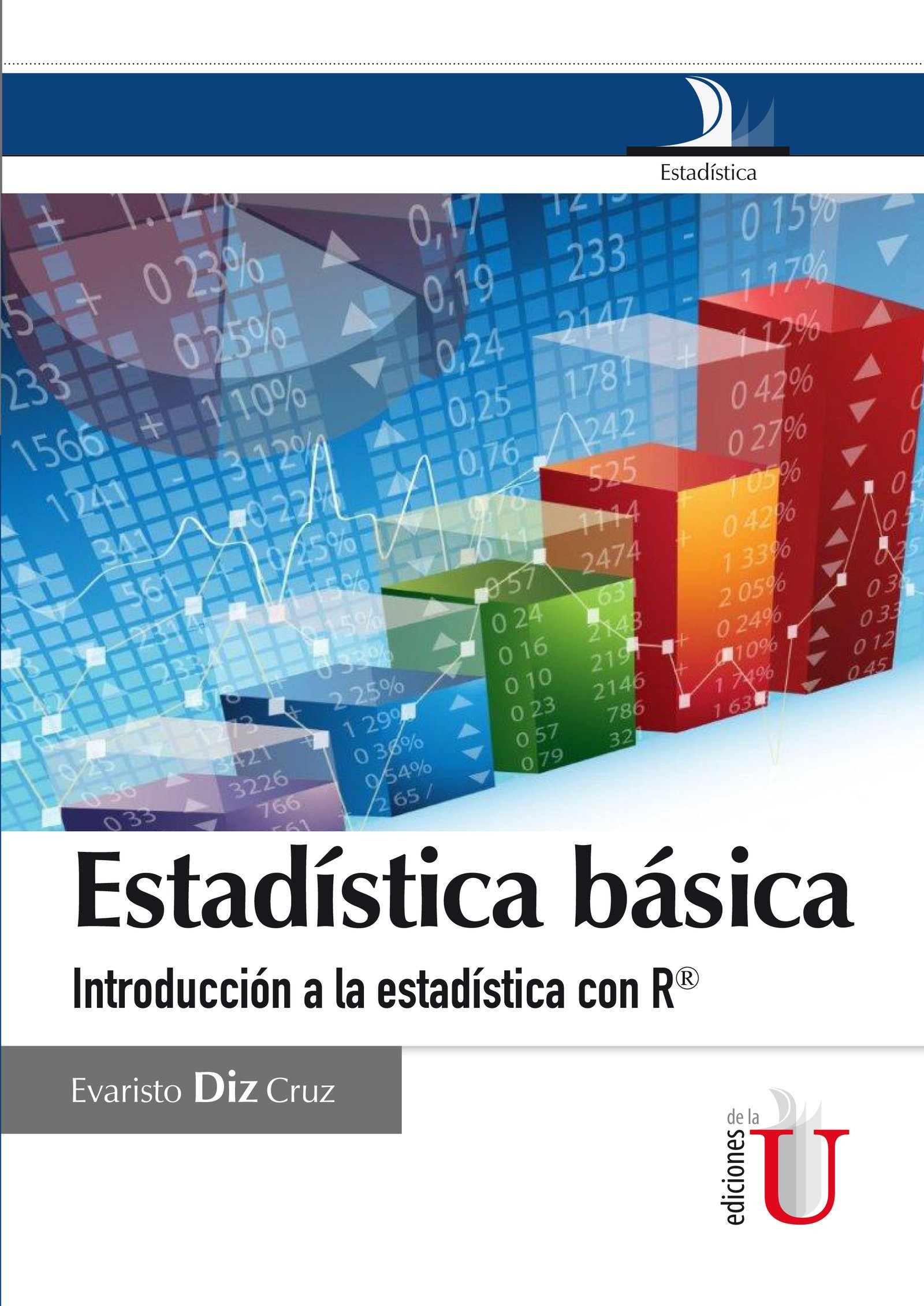 Portada de Estadística básica introducción a la estadística con R