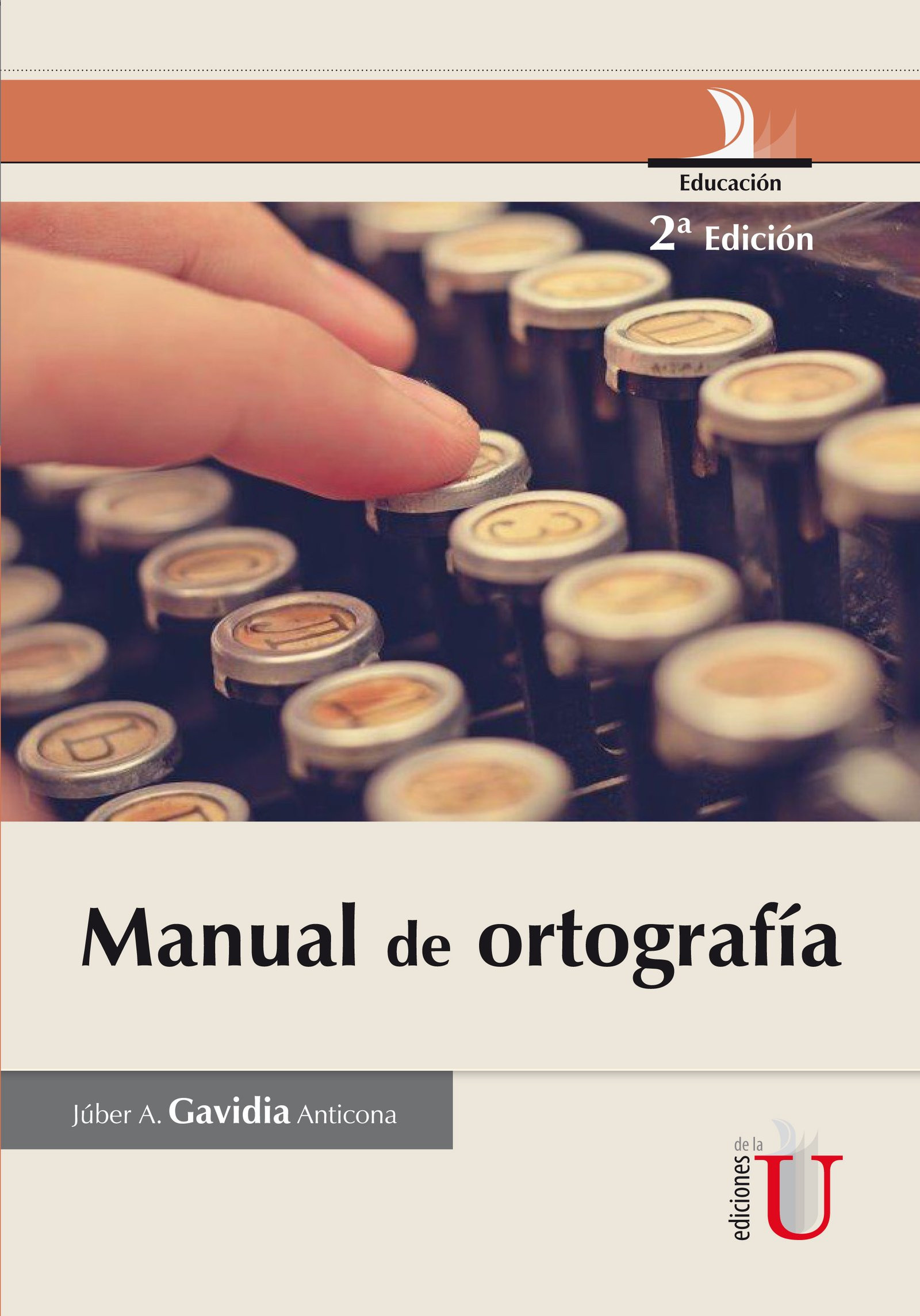 Portada: Manual de Ortografía