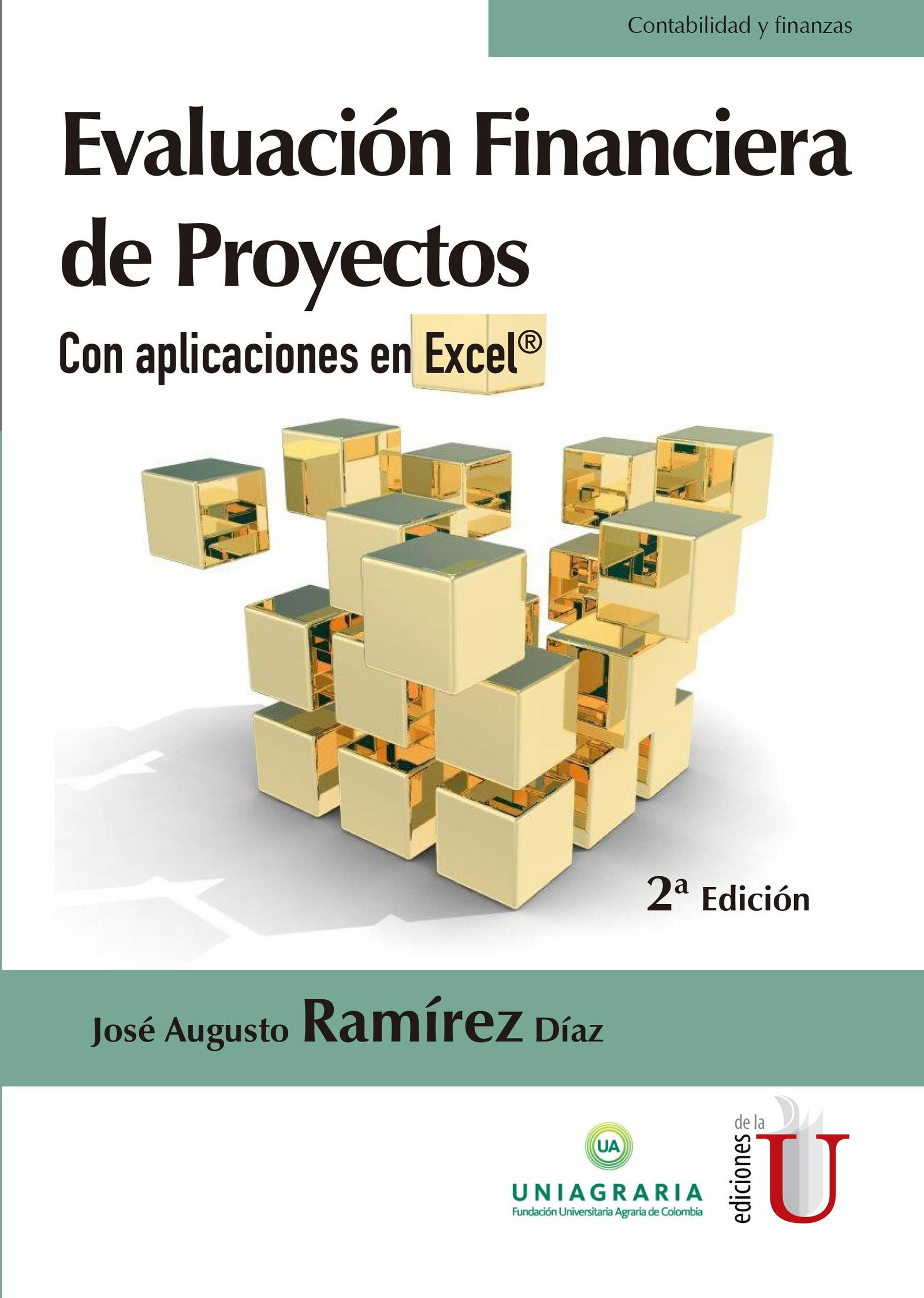 Portada: Evaluación financiera de proyectos con aplicaciones en Excel. 2de Edición