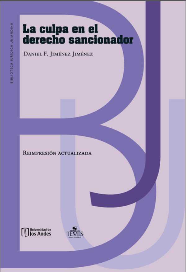 Portada de La Culpa en el Derecho Sancionador