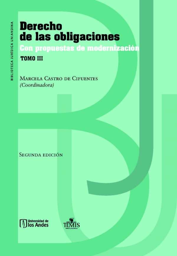 Portada de Derecho de las obligaciones con propuestas de modernización Tomo III Segunda edición