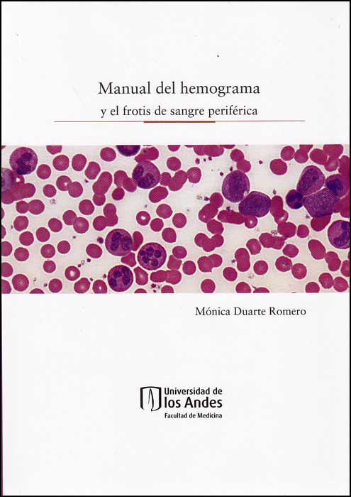 Portada de Manual del hemograma y el frotis de sangre periférica · Mónica Duarte Romero