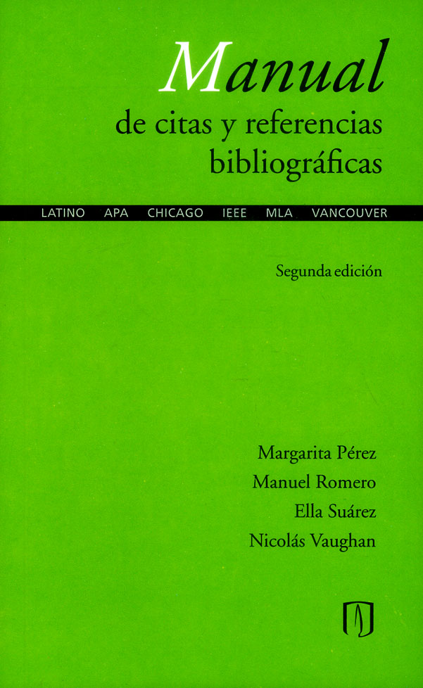 Portada de Manual de citas y referencias bibliográficas (Segunda edición)