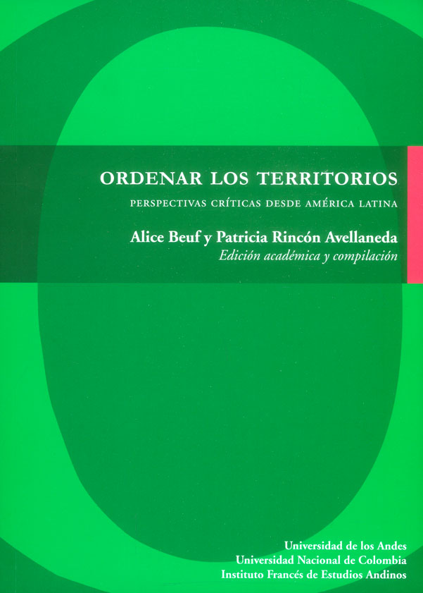 Portada de Ordenar los territorios: perspectivas críticas desde América Latina