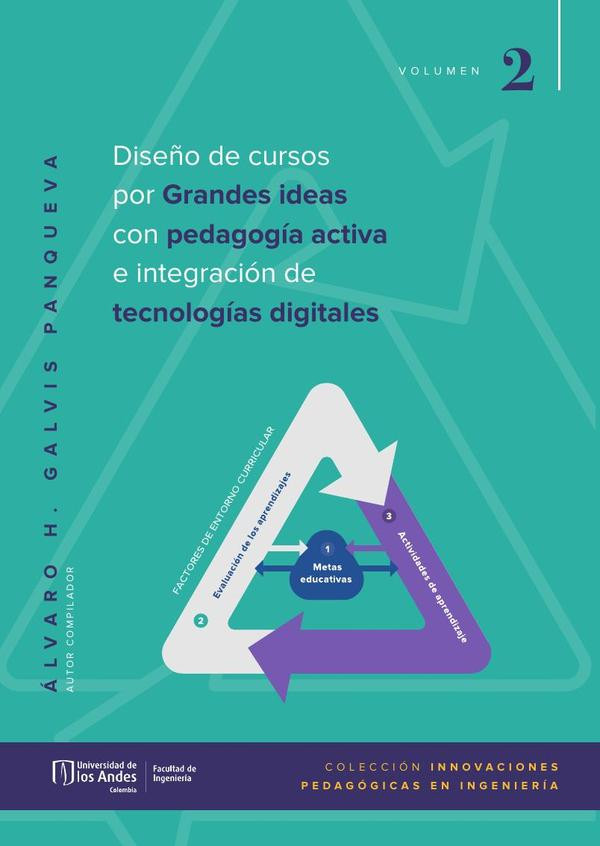 Portada de Diseño de cursos por Grandes ideas con pedagogía activa e integración de tecnologías digitales. Tomo II
