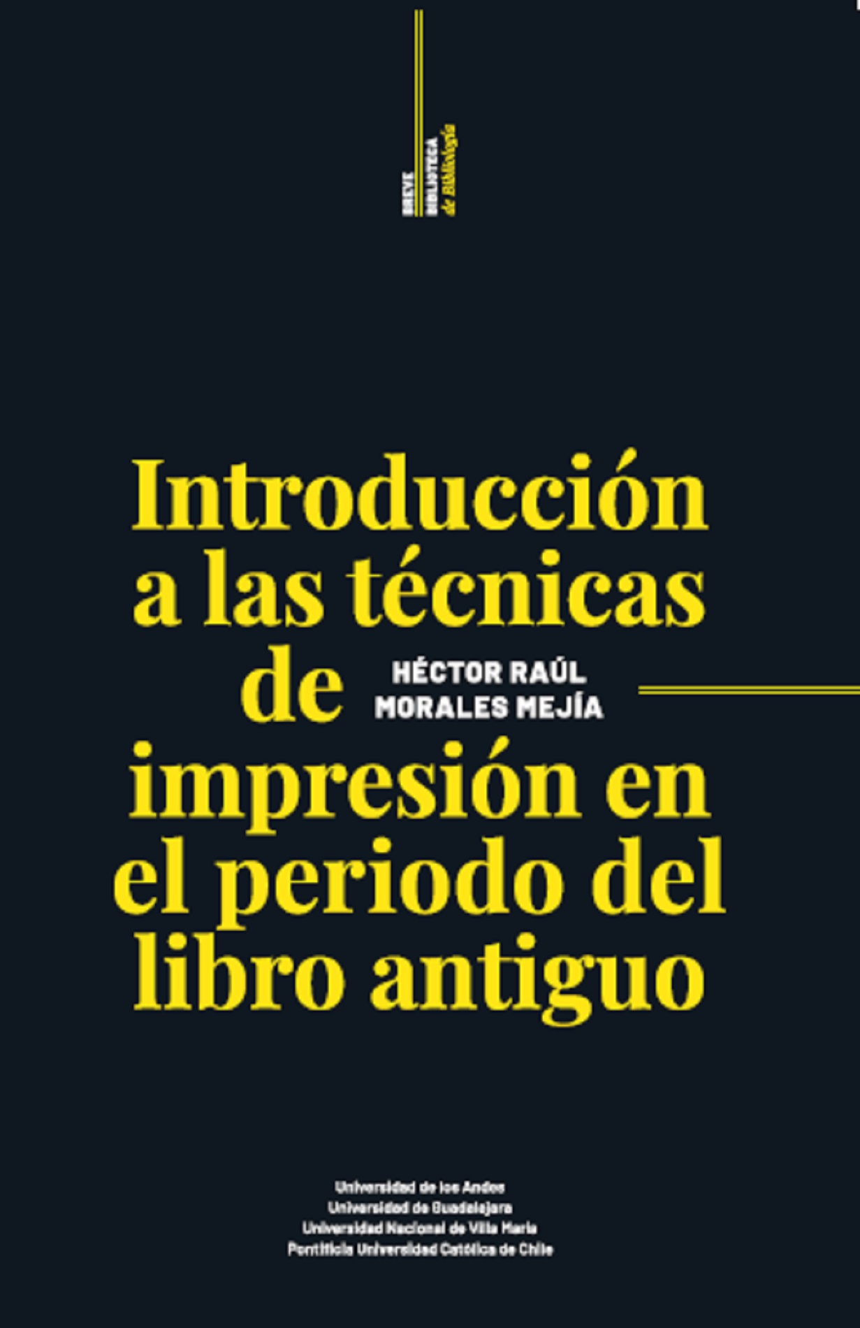 Portada de Introducción a las técnicas de impresión en el periodo del libro antiguo