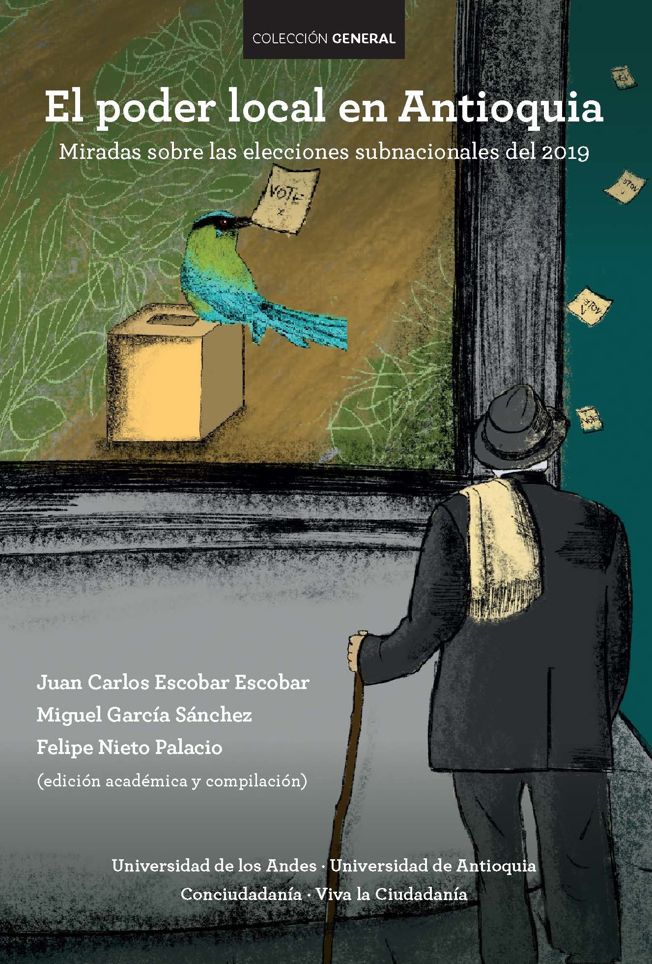 Portada de El poder local en Antioquia. Miradas sobre las elecciones subnacionales del 2019