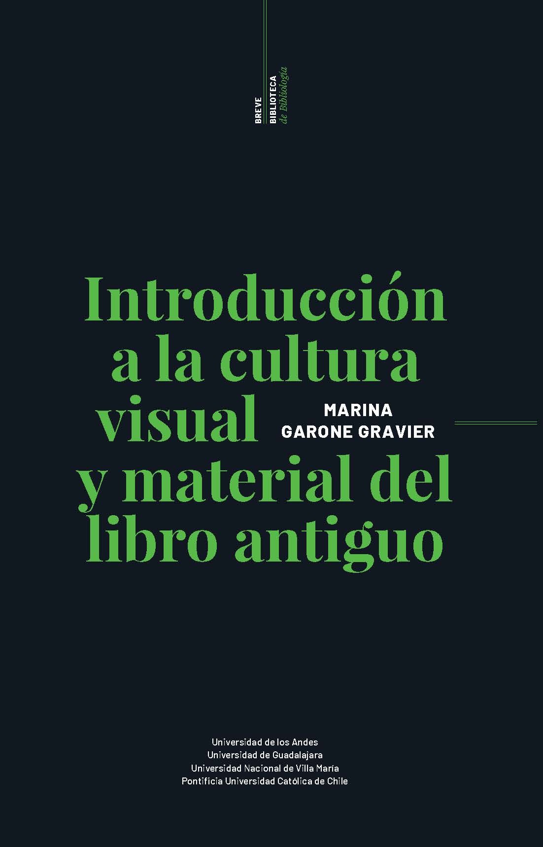 Portada de Introducción a la cultura visual y material del libro antiguo
