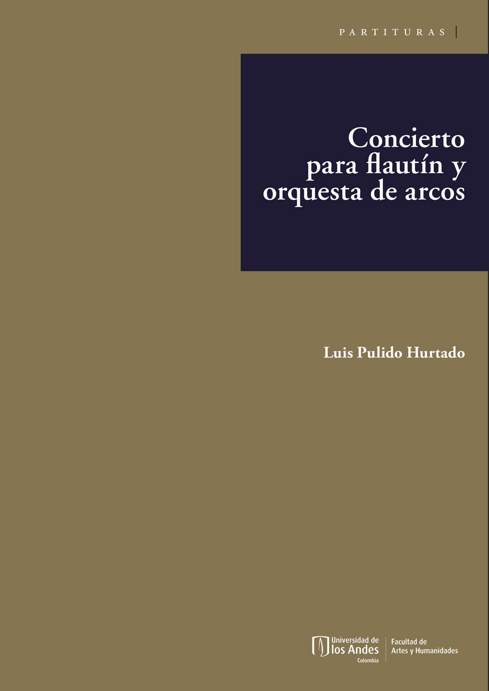 Portada de Concierto para flautín y orquesta de arcos