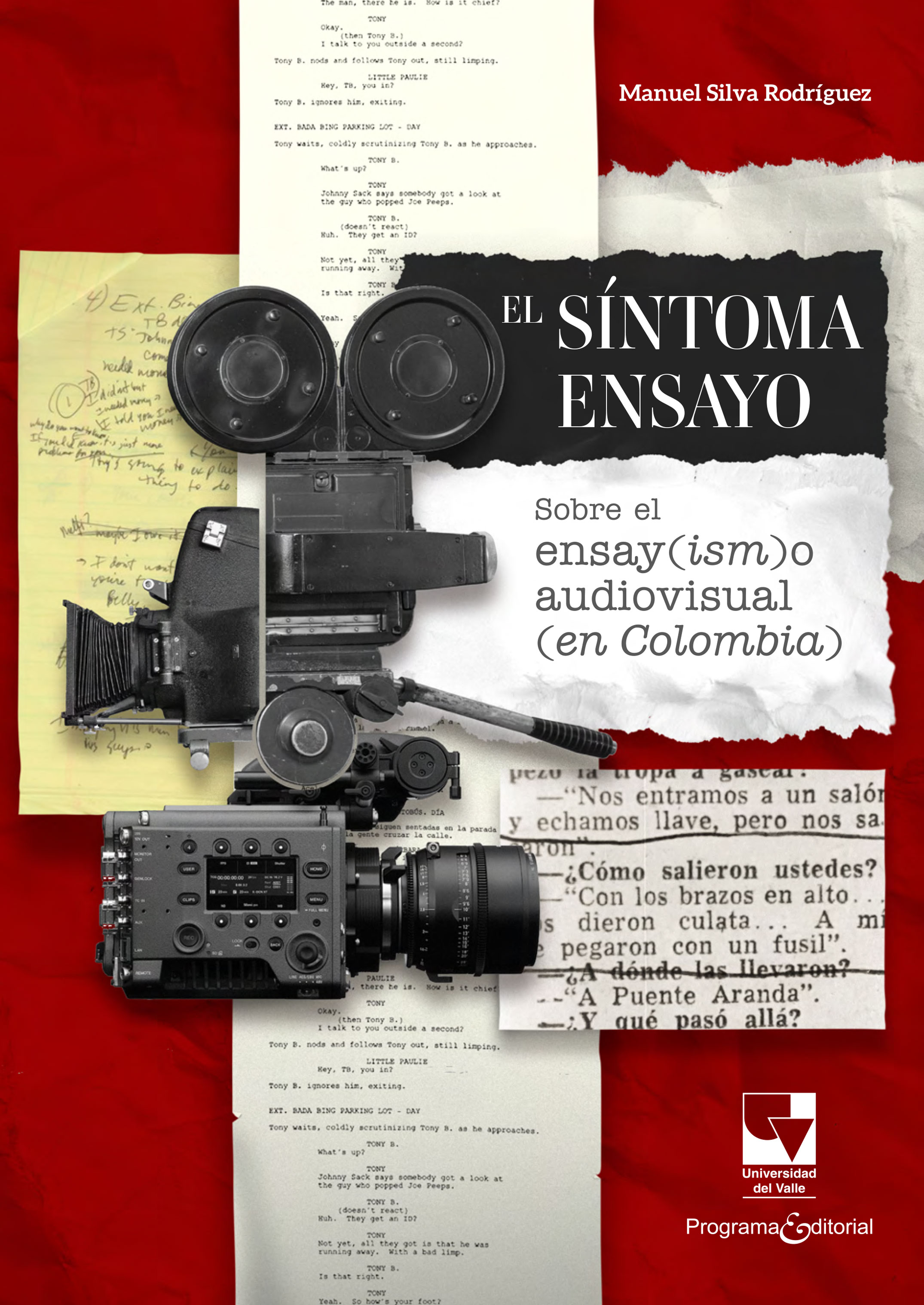 Portada de El síntoma ensayo · Manuel Silva Rodríguez