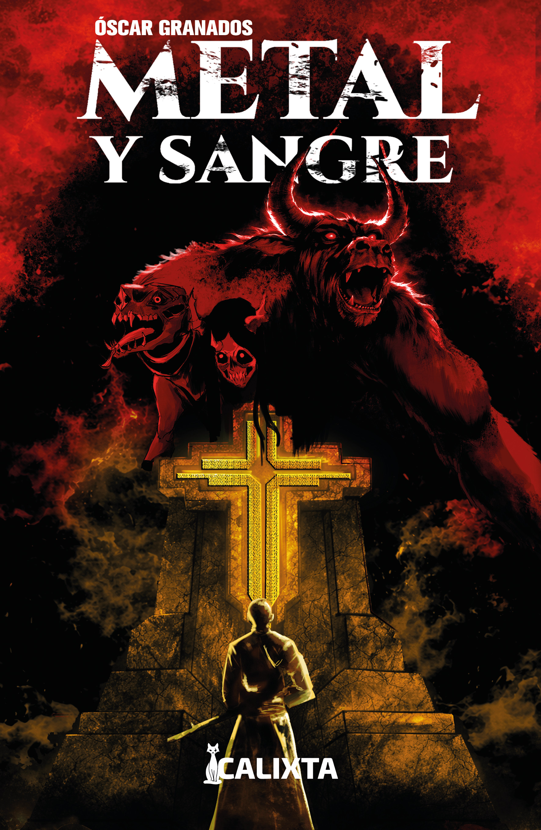Portada de Metal y Sangre · Óscar Granados
