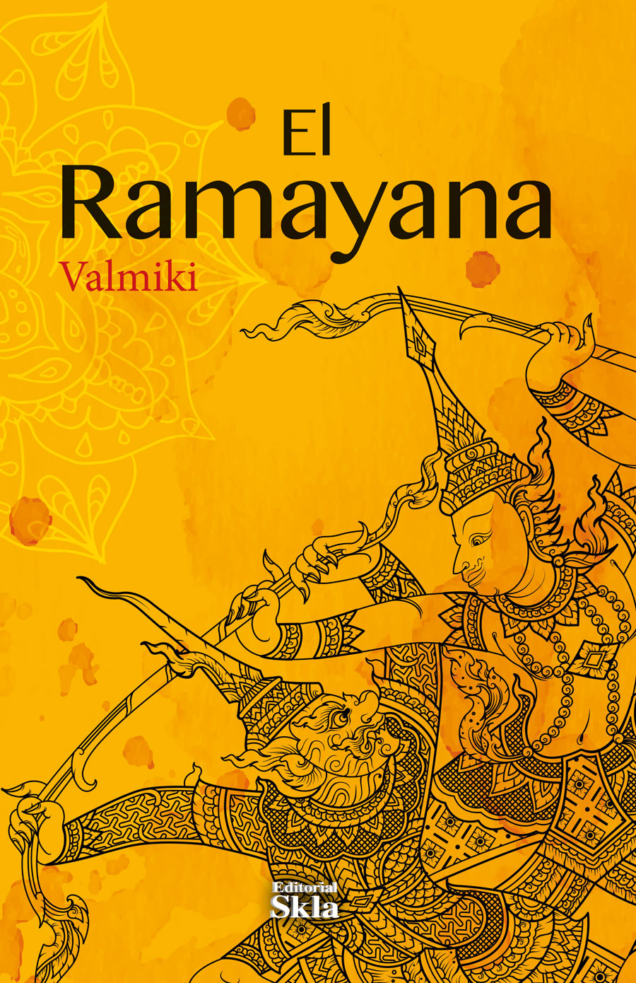 Portada de El Ramayana · Valmiki -