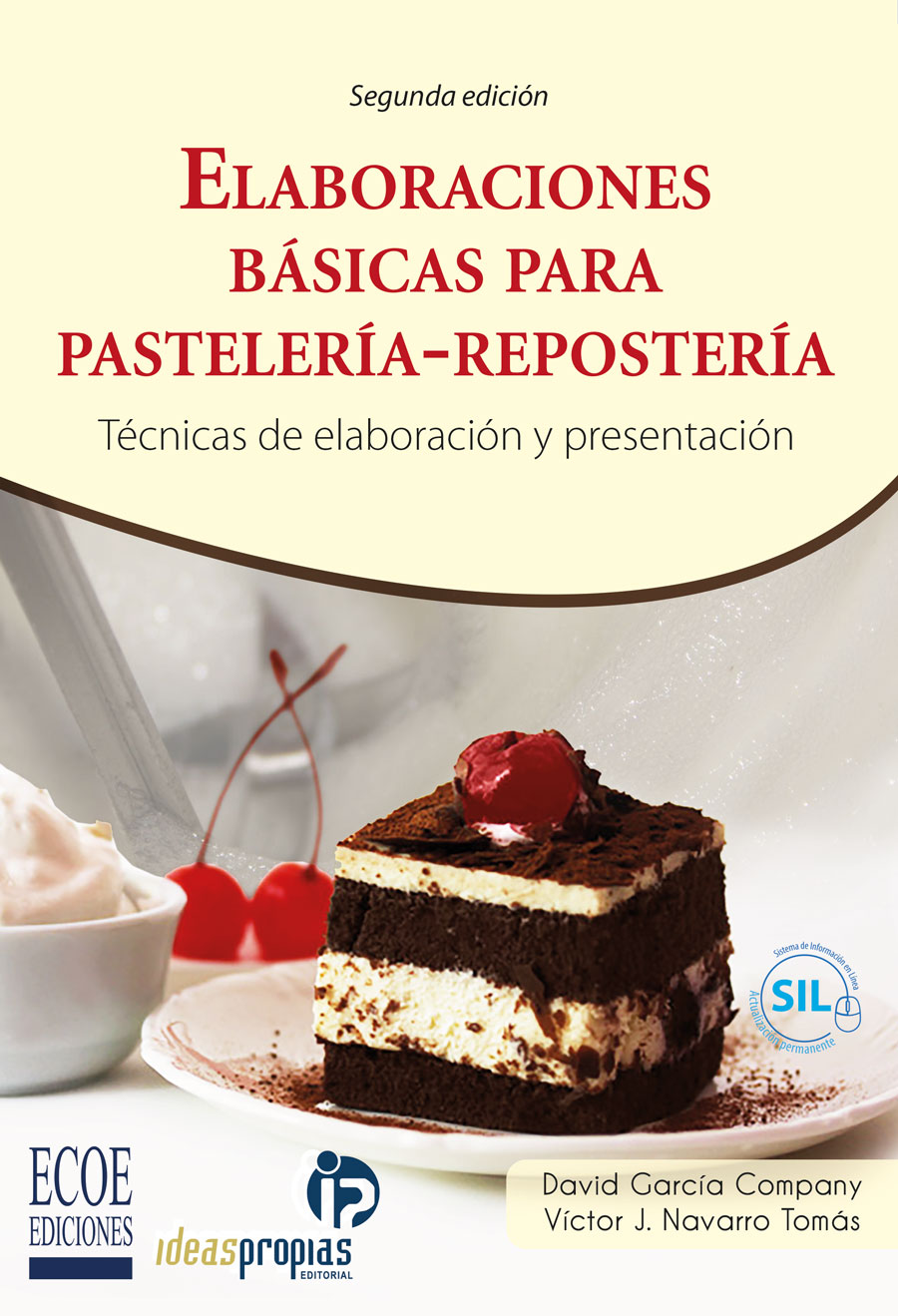 Portada de Elaboraciones básicas para pastelería - repostería · David .Navarro Tomás , Víctor J. García Company