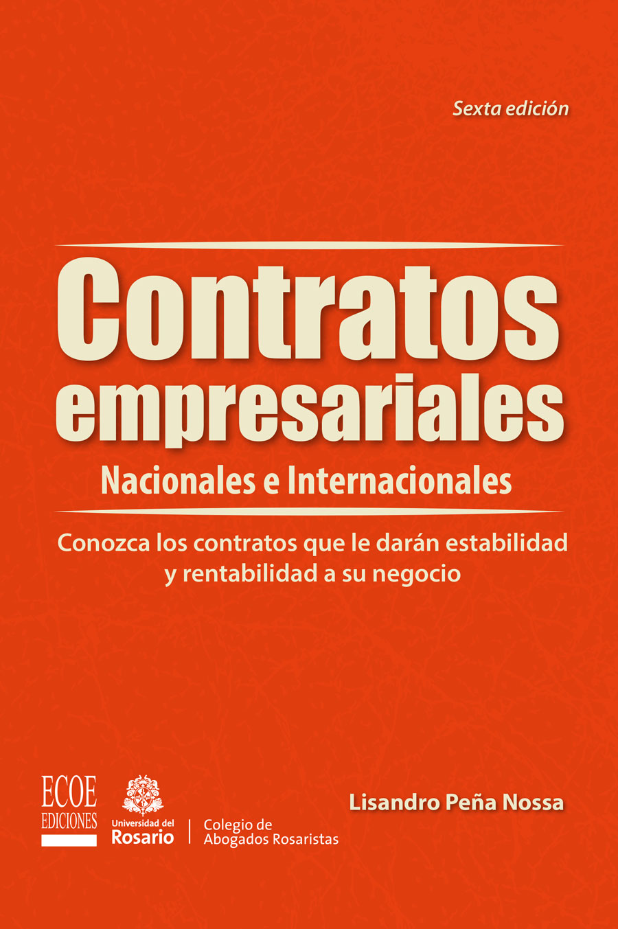 Portada de Contratos empresariales Nacionales e Internacionales