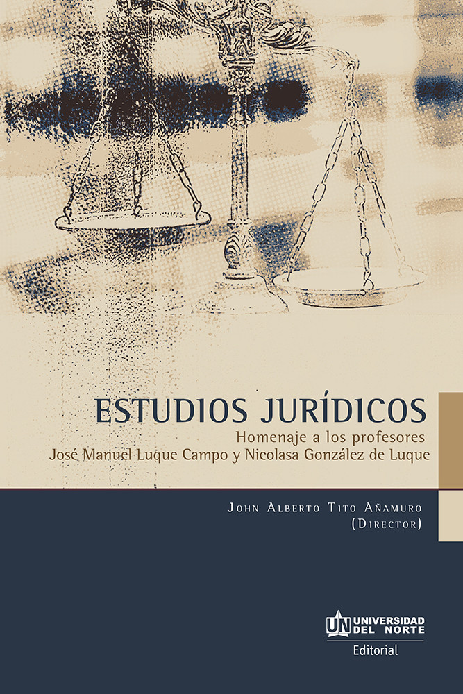 Portada de Estudios jurídicos · John Alberto Tito Añamuro