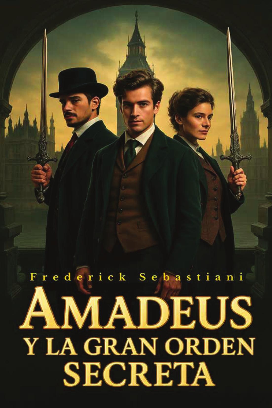 Portada: Amadeus y la gran orden secreta